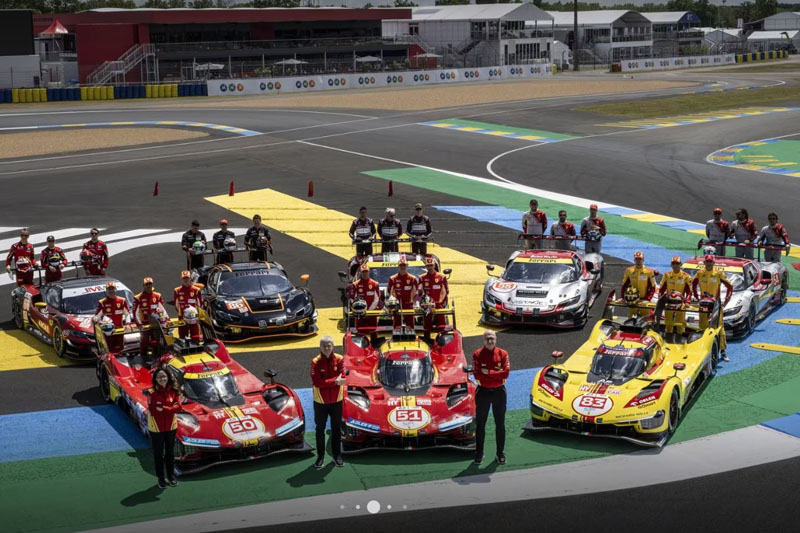 Ferrari LMH 499P Hybrid Hypercar win 2024 Le Mans 2024 